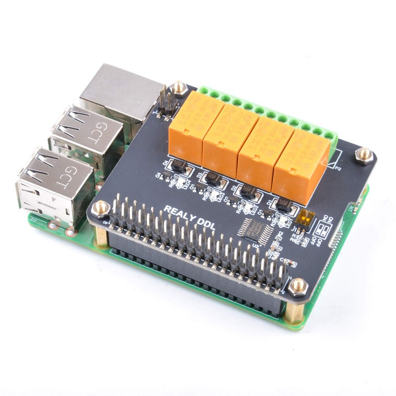 GeeekPi 4 Channel Relay Board Module for Raspberry Pi, Power