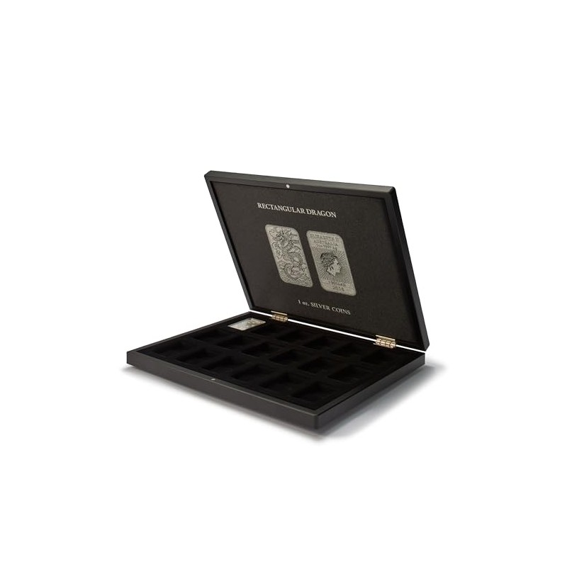 Leuchtturm Volterra Uno 368466 Coin Case for 18 Silver Coins