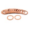 sourcing map Washers Pack of 20 19 mm Flat Seal
