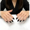Black Gold Glitter Nail Polish, Quick Dry Shimmer Nail Lacquer
