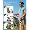 Docusvect Swivel Portable Camping Chair for Adults, Fast Setup, Lightweight