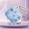 DXITROMI Compatible with Airpod Case - Butterfly Flowers Engraved Design