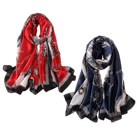 YMXHHB Silk Scarf 100% Mulberry Silk Fashion Scarves Long Lightweight Shawl Wrap