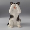 Veronese Design 3 3/4 Inch Black and White Kittens Hear
