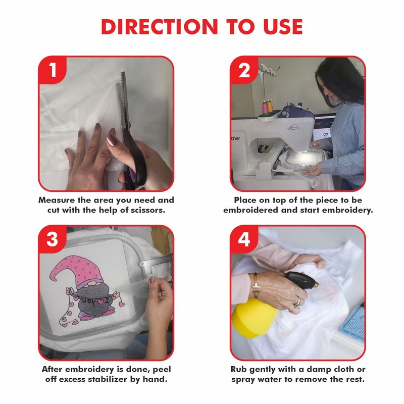 Superpunch Wash-Away Water Soluble Stabilizer for Embroidery - 9 inch