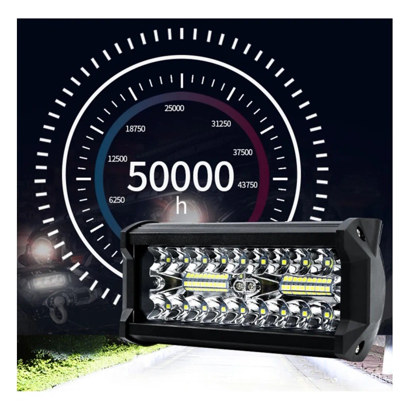 Un Par De Faros Auxiliares De 7 Pulgadas 120w 6000k
