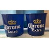 Corona 2 Corona Extra Navy Blue Plastic Bucket Holds Six