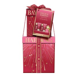 Baylis & Harding Midnight Cherry Luxury Pamper Present Gift Set For Women - Vegan Friendly