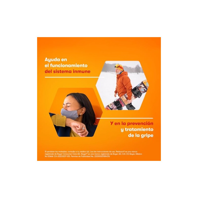 Redoxon 500mg Vitamina C, Prevención y Tratamiento de la Gripa
