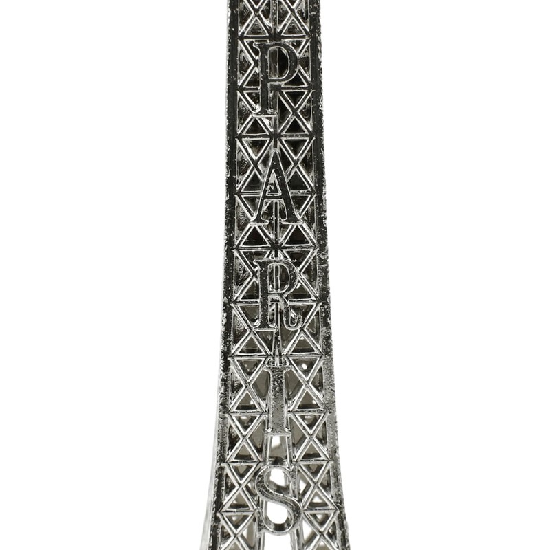 Homeford Metal Eiffel Tower Paris France Souvenir, 6-inch, Silver