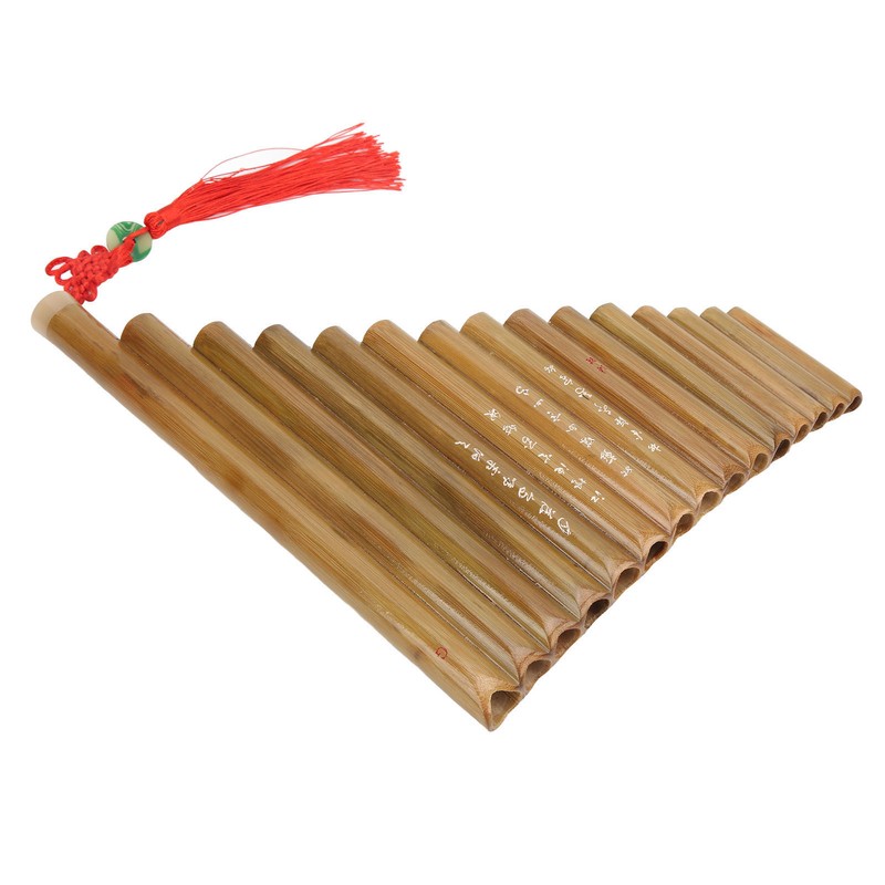Pan Flute 15 Pipes G Key Chinese Traditional Musical Instrument