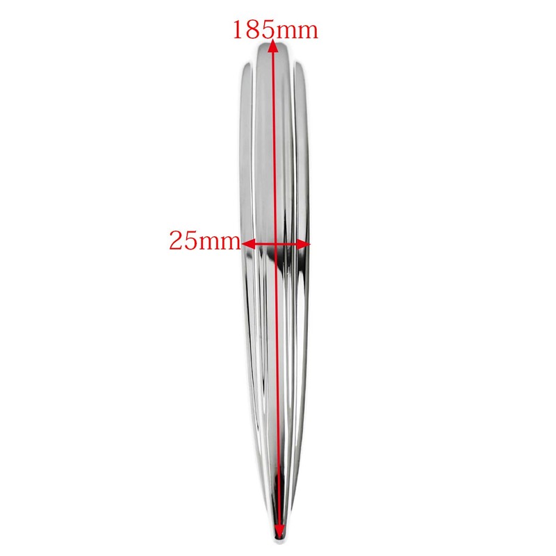 HDBUBALUS Motorcycle Chrome Front Fender Trim Fit for Harley Touring