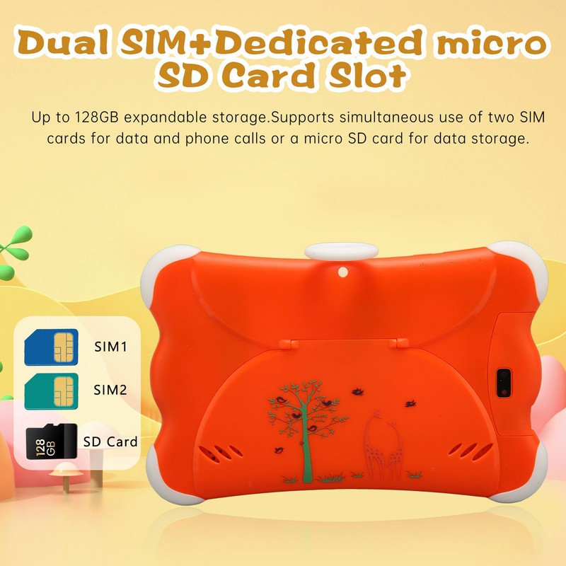 Kids Tablet 7 Inch 1280x800 3GB 32GB WiFi Dual SIM