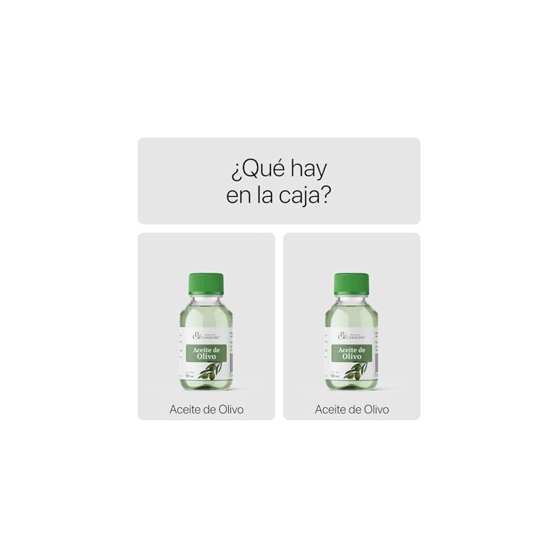 Productos Camacho- Aceite de Oliva (2 pack 50ml)-Hidratante, facial, corporal,