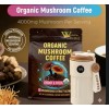 Wanju Nature Beauty Organic Mushroom Coffee, 10 Mushroom Extract Blend,