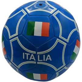 Youth Soccer Ball with Country Flag Colors - Scoccer Ball Size 5 -Diameter 7.95 Inches (Italy)