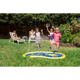 Poolmaster Lil' Splashers Spray and Play Water Sprinkler and Backyard Play Mat