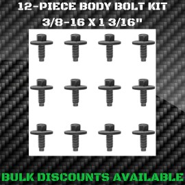 GM Replacement 1960-1987 GMC C15 Pickup Truck Front Bench Bucket Seat Track Body BOLTS GM OEM