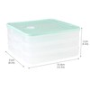 Gzsekken Cheese Storage Container,3 Layer Cold Meat Dish,Fridge Organiser for