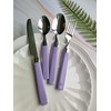 Exzact WF23 Cutlery Set Stainless Steel with Coloured Handles (Lavender,