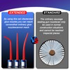 HAMUULL 3 PACK Caulking Nozzle Extension Tube caulking extension nozzle