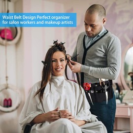 Estilista del Cabello Tijeras Fundas para Bolsas, Peluquería Salon Multiple Pocket Barber Peluquería Herramienta Organizador Bolsa para Almacenamiento Tijeras/Tijeras para Cortar el Cabello, Clipper