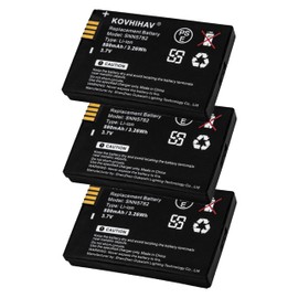 BUSFUIVA (3 Pack) Updated BT60 Two-Way Radio Battery for HKNN4014 HKNN4014A CLP Series radios