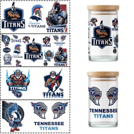 Rugby UV DTF Cups Wrap Transfer - 4 Sheet Football Cups Stickers for 16oz Glass Decals Waterproof AFC Rub on Transfers Vinyl Stickers for Glass Cups Fridge Wall Furniture Car DIY Craft(05)