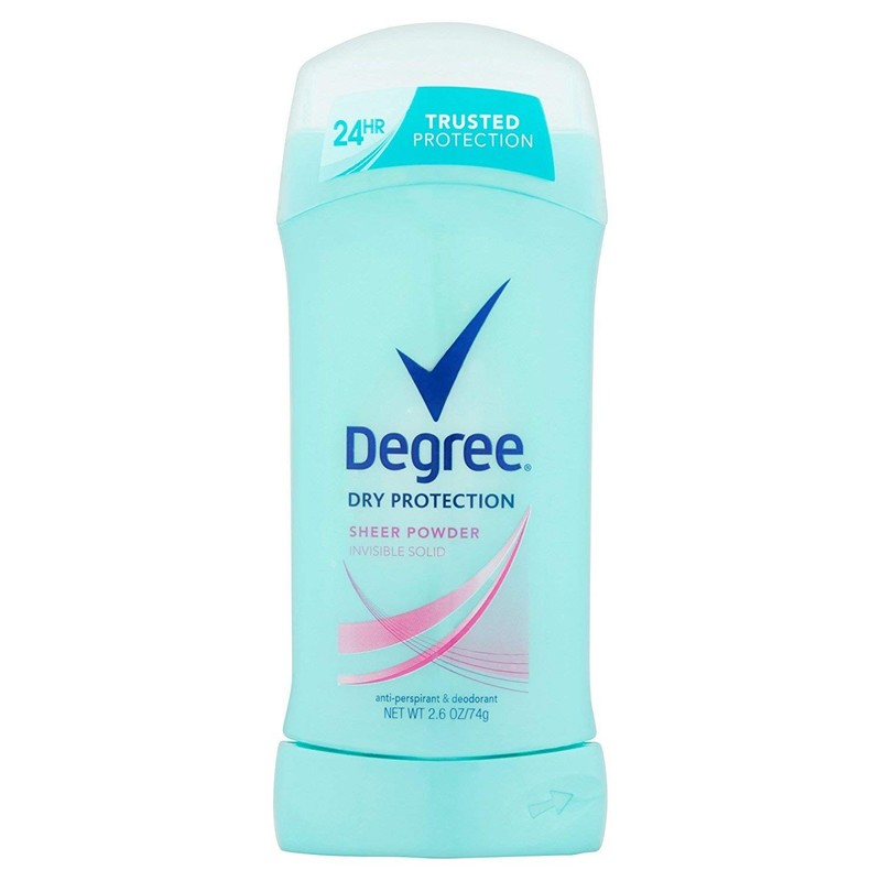 Degree Sheer Powder Antiperspirant Deodorant Stick, 2.6 oz (Pack of
