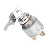 Universal Ignition Switch Lock Cylinder with Keys Aluminum Alloy Replacement