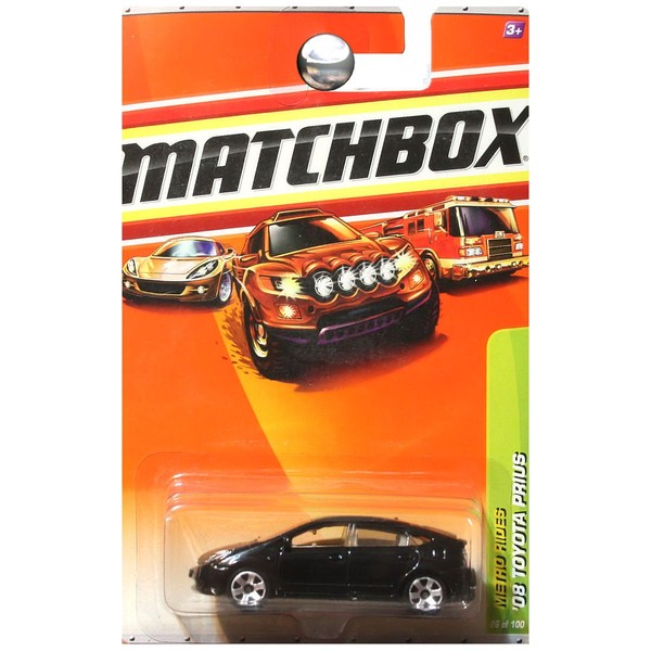 Matchbox 2010, '08 Toyota Prius (Black) 26/100, Metro Rides. 1:64 Scale.