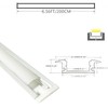 THMOOTHER Recessed LED Strip Channel Diffuser 10-Pack 6.56FT,23.5X7MM LED Tape