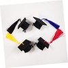 BIUDECO Graduation Party Hairpins Set of 3 Yellow Doctoral Hat