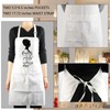MEIKIUP Pride Prejudice Gift Darcy and Elizabeth Couples Kitchen Aprons
