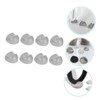 TEHAUX 8Pcs Transparent Non Slip Furniture Feet Protectors for Tables