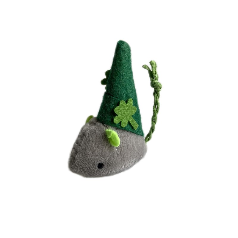 Haourlife St. Patrick's Day Cat Toy Catnip Toy Mouse Toy-6