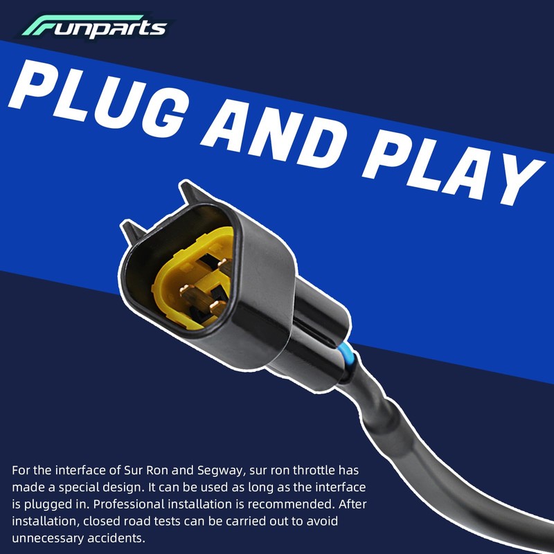 Funparts Motorcycle Throttle Assembly for Surron Sur Ron LBX Electric