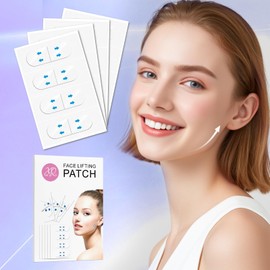 BAIGUOZH Face Lift Tape, Face Lift Tape Invisible, Face Tape Lifting Invisible, Face Tape Instantly Lifts Sagging Skin Around The Face, Hides The Double Chin and Creates A v-Shaped Face 80PCS