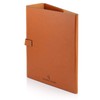 Gallaway Leather-Padfolio-Portfolio, Folder-Slim-Notebook, Note-Pad-Holder, Desk-Accessories, Brown