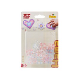 Hama Perlen 4905 Hama Jewels, 12 Pieces, Accessory Set for Crafts with Midi Ironing Beads with Diameter 5 mm, for Children from 5 Years