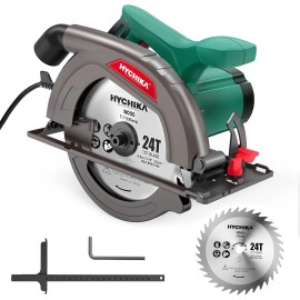 HYCHIKA Sierra Circular HYCHIKA 1300W 4500RPM 185mm Mini Sierra Circular
