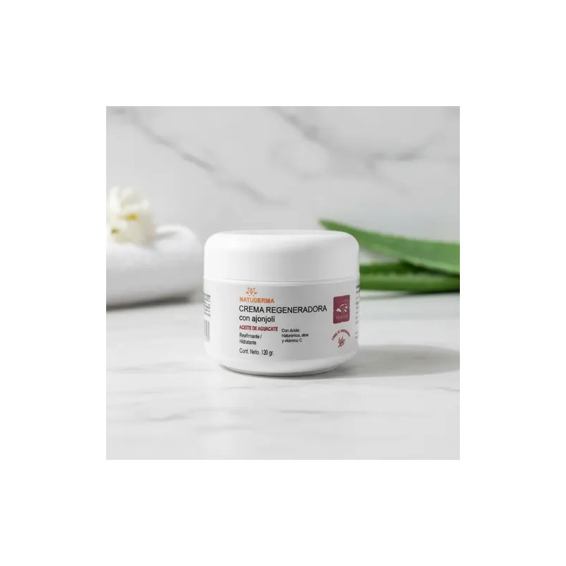 Crema Facial Regeneradora Con Ajonjolí, Aceite De Aguacate