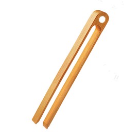 Magnetic Bamboo Toast Tongs Wooden Tongs Reusable Bamboo Kitchen Tongs Disposable Utensils Mini Bamboo Tongs for Cooking and Serving Utensils Tool