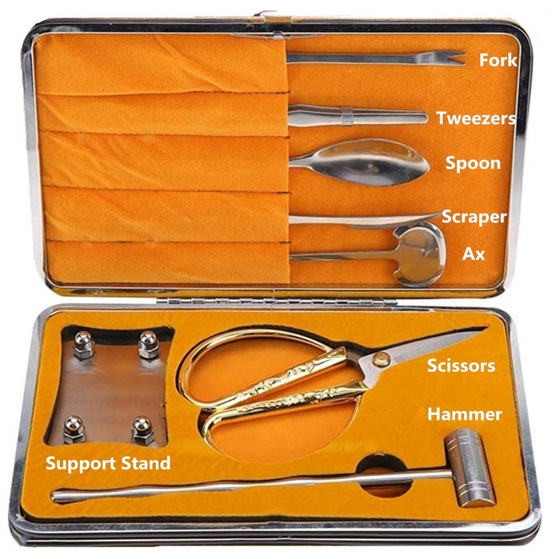 8Pcs Seafood Tool Set, Lobster Crab Nut Cracker Opener Tool