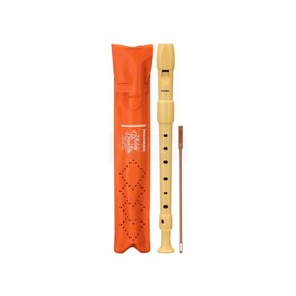 FLAUTA 2 PIEZAS PLASTICO HOHNER FUNDA NARANJA