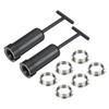 MECCANIXITY G9 Light Socket Rings Metal Lamp Shade Holder Ring