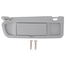 Sun Visor Grey Stylish Look Sun Shielding Visor Mirror with Makeup Mirror for Civic 2006 to 2011 Driver Side 83280SNAA01ZC