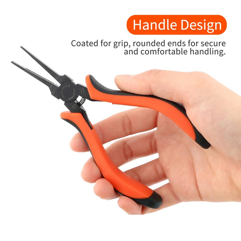 4inLoveMe Thin Flat Needle Nose Pliers 5.5 inches Flat Nose
