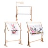 Wooden Cross Stitch Frame Adjustable Embroidery Floor Stand Cross Stitch