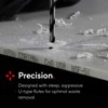DART 5 PC Premium Hex Multipurpose Drill Bits Set -
